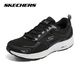 Skechers斯凱奇男鞋秋冬男厚底緩震跑步鞋舒適休閑運(yùn)動(dòng)鞋 【黑白】-BKBL 42