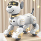 JJR/C兒童早教智能聲控機器狗玩具男孩1-3歲寶寶4-6-8歲小孩仿生機器人 【編程智能跟隨+觸摸互動】金色 送兩歲二到三歲2孩子童年禮物