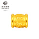 菜百首飾 黃金轉(zhuǎn)運(yùn)珠 時(shí)尚經(jīng)典5D六字真言足金轉(zhuǎn)運(yùn)珠編織串珠 HD 七夕禮物 約0.30g