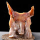裕臘坊風(fēng)干豬拱嘴咸香味安徽六安特產(chǎn)咸肉豬鼻子帶豬核桃肉臘豬臉頭皮 1250g 豬臉半張1.5斤