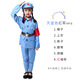 紅軍衣服兒童少兒紅軍演出服雷鋒合唱舞蹈閃閃紅星六一舞臺表演服 天藍色【紅軍】 150cm