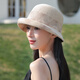香雪羽秀太陽帽子女薄款夏季2025新款赫本風(fēng)時尚禮帽百搭出游遮陽帽女防曬 米色 56-58cm