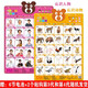 嬰幼兒有聲掛圖凹凸水晶立體掛圖 乖寶寶高清數(shù)字早教拼音發(fā)聲識字卡語音玩具 兒童認(rèn)知早教啟蒙認(rèn)水果蔬菜 啟蒙2件組：認(rèn)識人物+動物世界