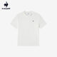樂(lè )卡克（Le coq sportif）法國公雞夏季男士圓領(lǐng)百搭運動(dòng)短袖T恤 象牙白色 M