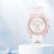 歐米茄（OMEGA）斯·沃琪S·WATCH聯(lián)名款行星系列男女石英表42mm 白盤SO33P100金星