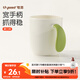 世喜敞口杯喝水喝奶 兒童漱口杯子寶寶刷牙杯 一杯三用