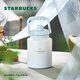 星巴克（Starbucks）杯子 霧野系列 藍(lán)色漸變不銹鋼杯 高顏值便攜隨行杯 男女士送禮 提手款保溫杯1100ml