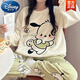 迪士尼（Disney）青少年大童睡衣女珊瑚絨加厚加絨初女孩高中生中學(xué)生秋冬季套裝 1013帕恰狗加絨 80 L