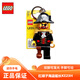 LEGO鑰匙扣掛件蝙蝠俠星球大戰(zhàn)人仔玩具男孩女孩生日禮物兒童玩具 紅胡子海盜船長發(fā)光鑰匙扣-KE23H