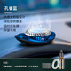 車(chē)載香薰太陽(yáng)能光感自動(dòng)旋轉精油汽車(chē)內香片座式香氛汽車(chē)香水 自帶車(chē)載移車(chē)號碼牌臨時(shí)停車(chē)牌可隱藏 V60孔雀藍