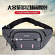 暢印四層腰包男女士防水耐磨多功能運動(dòng)干活包多口袋手機包收銀收錢(qián)包 四口袋-灰色