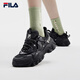 FILA   楊冪同款 斐樂(lè)官方女鞋復(fù)古老爹鞋貓爪5代舒適輕盈休閑運(yùn)動(dòng)鞋 黑-BK 35.5