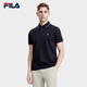 FILA 斐樂官方POLO衫男2025夏季透氣男士針織翻領(lǐng)短袖t恤商務(wù)休閑上衣