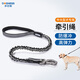 多尼斯（DOGNESS）狗狗牽引繩遛狗繩狗鏈子伸縮防爆沖中大型犬邊牧拉布拉多金毛 黑L