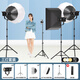 紀曼圖直播補光燈300W室內影棚拍照專(zhuān)業(yè)led攝影燈直播間球形燈深口拋物線(xiàn)柔光箱視頻拍攝電影太陽(yáng)燈 【三燈套裝】太陽(yáng)燈*3+柔光箱+柔光球*2