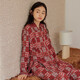 朵朵·可可100%棉 本命年紅品 色織格紋家居服 紅格 S (155)