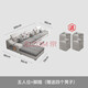 宣聽現(xiàn)貨布藝沙發(fā)簡約現(xiàn)代客廳沙發(fā)大小戶型簡歐實木沙發(fā)組合整裝家具 五人位+腳踏3.6米【乳膠版】 可拆洗棉麻（拍下備注顏色）