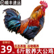 公雞 山東大公雞 農家散養新鮮冷凍土雞 生鮮雞肉 凈重6斤左右 2只裝 單只凈重3斤