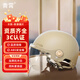 青霄 安全頭盔 標(biāo)準(zhǔn)款 新國標(biāo) 3C認(rèn)證 ABS 抗沖擊包裹式防護(hù) 電男動女四季車騎通用 卡其色透明鏡片