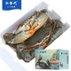【活蟹】江食代三門青蟹 大紅母膏蟹（8-9兩/只）2只  生鮮活螃蟹海鮮禮盒源頭直發(fā)包郵