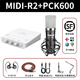 MIDIPLUS R2迷笛外置聲卡電腦手機通用網(wǎng)紅主播直播唱歌專(zhuān)業(yè)錄音配音套裝 迷笛R2+得勝PCK600+一對一精調