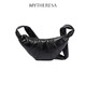 LEMAIRE【秋冬新品】 男士 Croissant S號皮革單肩包 P00864504 黑色 均碼