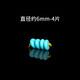 青鵲凰 原礦綠松石隔片 6 8mm搭配手串10mm隔珠金剛星月菩提手工diy配飾 綠松石隔片6mm-4顆