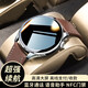 匯茗品【頂配版watch4 pro】智能手表MAX3可接打電話(huà)nfc運動(dòng)腕表 棕皮-頂配1.39高清屏-支付通話(huà)
