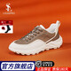 LOUISPRO運(yùn)動鞋品牌男鞋2025新款時尚百搭軟底跑步鞋子男牛皮休閑旅游鞋 白灰 【頭層牛皮】 39 【標(biāo)準(zhǔn)皮鞋碼】