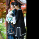 一城風(fēng)絮梅香古跡夏款東方簡奢風(fēng)真絲繡花紅云紗復(fù)古對襟中式清漢女袍 紅云紗清漢女繡花上褂袍 S