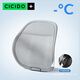 CICIDO夕多汽車(chē)透氣腰靠座椅網(wǎng)眼靠墊車(chē)載用托腰部支撐四季通用不悶汗靠背墊 網(wǎng)眼透氣腰靠 灰色 1個(gè)