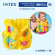 INTEX兒童救生衣浮力背心寶寶游泳裝備手臂泳圈水上馬甲漂流 趣味圖背心(1-5歲)+手泵