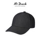 Mr DUCK【孤品7折清倉(cāng)】進(jìn)口日本速干防水棒球帽男女 夏天輕薄透氣大頭圍 MW36820本黑色（進(jìn)口日本面料） M (適合55-58cm頭圍)