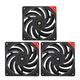 利民（Thermalright）TL-B12 EXTREM 3次動(dòng)平衡 性能級風(fēng)壓扇12cm機箱風(fēng)扇 TL-B12 EXTREM三只裝+4PIN1分3線(xiàn)
