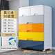 兒童衣物收納柜抽屜柜嬰兒簡(jiǎn)易五斗柜多層柜子儲物柜加厚塑料衣柜 五層莫蘭迪 50x30x82cm