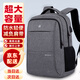BRINCH筆記本電腦雙肩背包17/18英寸防震潑水出差旅行商務(wù)通勤大容量