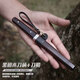 簡(jiǎn)約妮卡（jianyuenika）大馬士革戶外燒烤小刀手把肉小刀便攜水果刀牛排刀家用廚房瓜果刀 大馬士革小戰(zhàn)艇 60°以上 x 9cm x 85mm