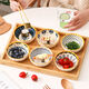 佩爾森（CERAMICS）北歐簡(jiǎn)約高顏值蘸料碟調(diào)料碟陶瓷味碟創(chuàng)意加厚醬油碟 4英寸調(diào)味碟a（6只混裝）