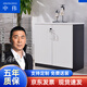 中偉二門儲物柜文件柜帶鎖小柜子員工辦公柜茶水柜檔案柜資料柜矮柜