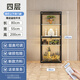 川啟手辦樂高展示柜家用防塵玻璃柜玩具模型陳列柜簡(jiǎn)約收納展示架帶燈 【防爆門】80*55*200cm-含燈