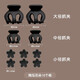 卓可可高馬尾抓夾南瓜夾大號固定神器發(fā)夾女后腦勺2025新款發(fā)卡夾子頭飾 花朵組合【10件套】