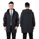 海之卿加絨罩衣工作服長(cháng)袖外套秋冬時(shí)尚成人寬松廚房防油做飯罩衣 小碼（建議145斤內）