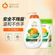 橘子工坊（orangehouse）洗潔精 果蔬餐具清洗劑食品可用洗滌靈 天然橘油 溫和低敏易沖洗 溫和親膚洗潔精650g+補充裝430g