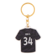 國安北京國安球員系列亞克力鑰匙扣球員球衣號碼鑰匙扣球迷周邊紀念品 34號侯森