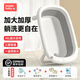 貝喜嬰兒洗澡盆新生嬰幼可折疊寶寶洗澡神器兒童用品大號坐躺托架浴盆 浴盆+水勺+禮包