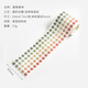鹽系莫蘭迪色系基礎(chǔ)手帳彩色波點(diǎn)圓點(diǎn)貼紙膠帶ins風(fēng)手賬和紙貼紙 薔薇森林