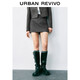 UR2024秋冬新款女裝法式氣質(zhì)通勤高腰短款A字半裙UYU540017