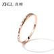 ZEGL數(shù)字手鐲女時(shí)尚首飾鍍玫瑰金情侶對鐲dw手環(huán)手鏈生日禮盒送女友