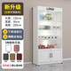 章魚哥 貨架展示架化妝品展示柜帶轉(zhuǎn)角展柜美容院貨柜母嬰便利店陳列柜 歐式門120*30*200單柜