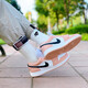 耐克（NIKE）女鞋Air Jordan aj1新款輕便低幫運(yùn)動(dòng)休閑板鞋籃球鞋【尖貨】 553560-800 北極粉GS 37.5
